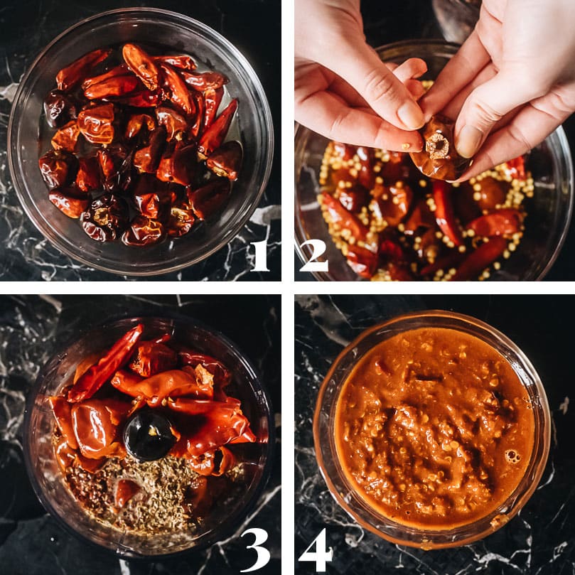 How to prepare chili paste