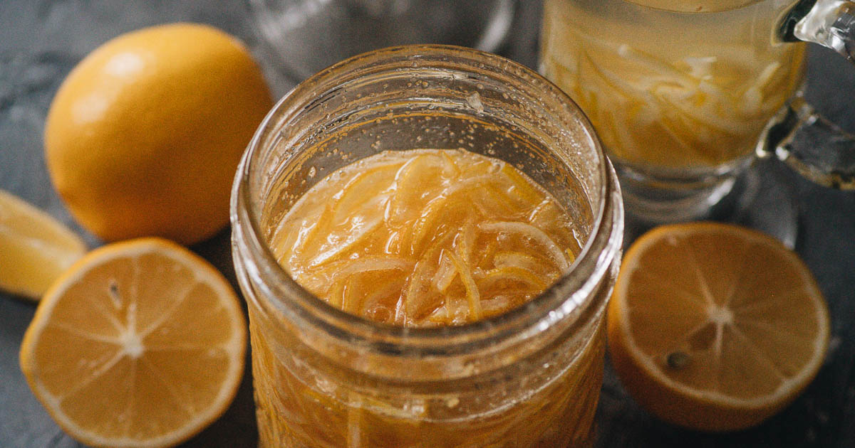 Easy Citron Tea Made With Meyer Lemons Omnivore s Cookbook