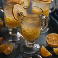 Easy Citron Tea | Sharing an easy citron tea that mimics the flavor and texture of the traditional Korean Yuja Cha but uses meyer lemons instead of yuzu. It has all the essentials of Yuja Cha, but uses an easier-to-source and cheaper ingredient. It’s a perfect winter drink that will warm your soul. It’s also very pretty and makes a great edible holiday gift. {Vegan, Gluten-Free}