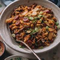 Instant Pot Chinese sausage rice