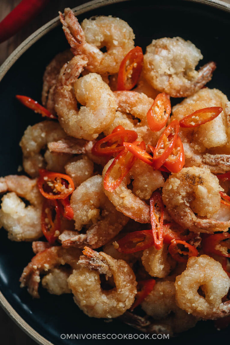 Salt and Pepper Shrimp (椒盐虾) Omnivore's Cookbook