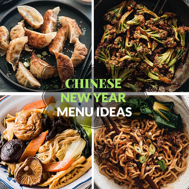 Chinese New Year Menu Ideas | Some Chinese New Year menu ideas to help you plan for your dinner party! I’ve planned a few themes for everyone, no matter whether you want to celebrate the Lunar New Year in the traditional style or entertain guests from all over the place.