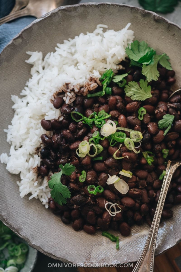 Instant Pot Black Beans (5-Ingredient, Vegan) - Omnivore's Cookbook