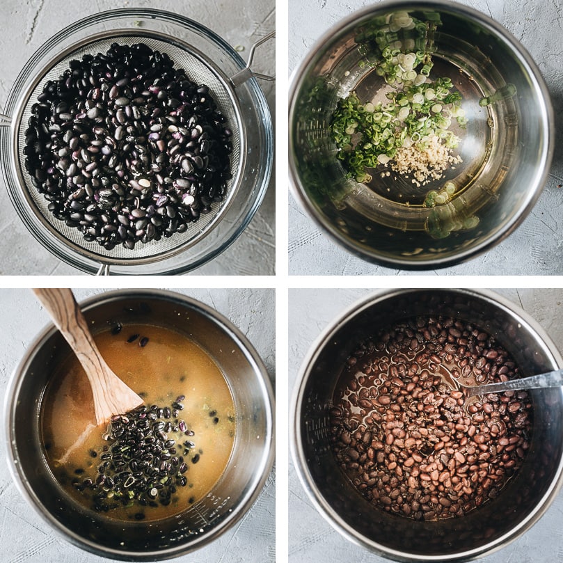 How to make black beans in Instant Pot step-by-step
