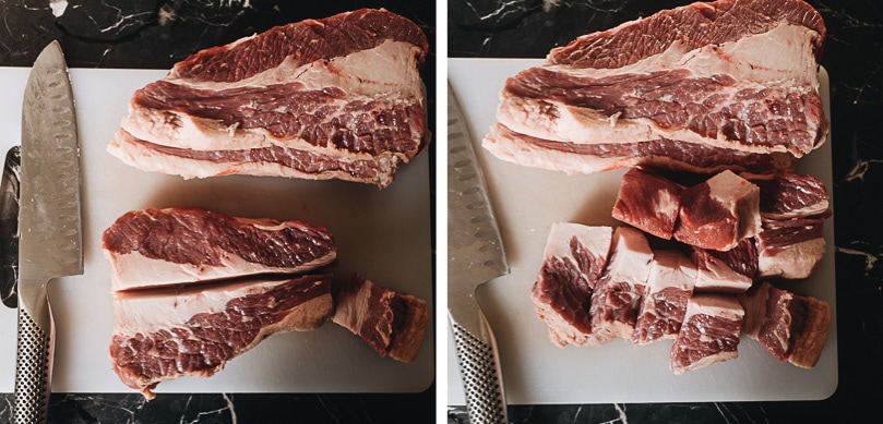 How to cut beef for braising