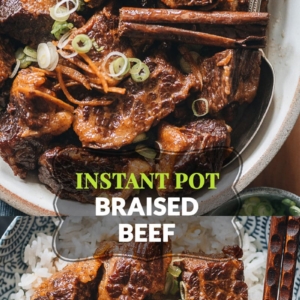 Instant Pot Braised Beef (Chinese-Style) | An easy Instant Pot braised beef recipe that creates melt-in-your-mouth beef with a rich, well-rounded sauce that is very fragrant. Make it ahead of time and enjoy it throughout the week!