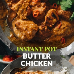 No need to visit your local Indian restaurant to cure your curry cravings! Tender, juicy chicken swims in a thick, rich, and creamy curry sauce that is well balanced. This Instant Pot Butter Chicken gets those authentic flavors just right for a medley of spice and richness that’s as real as it gets. {Gluten-Free}