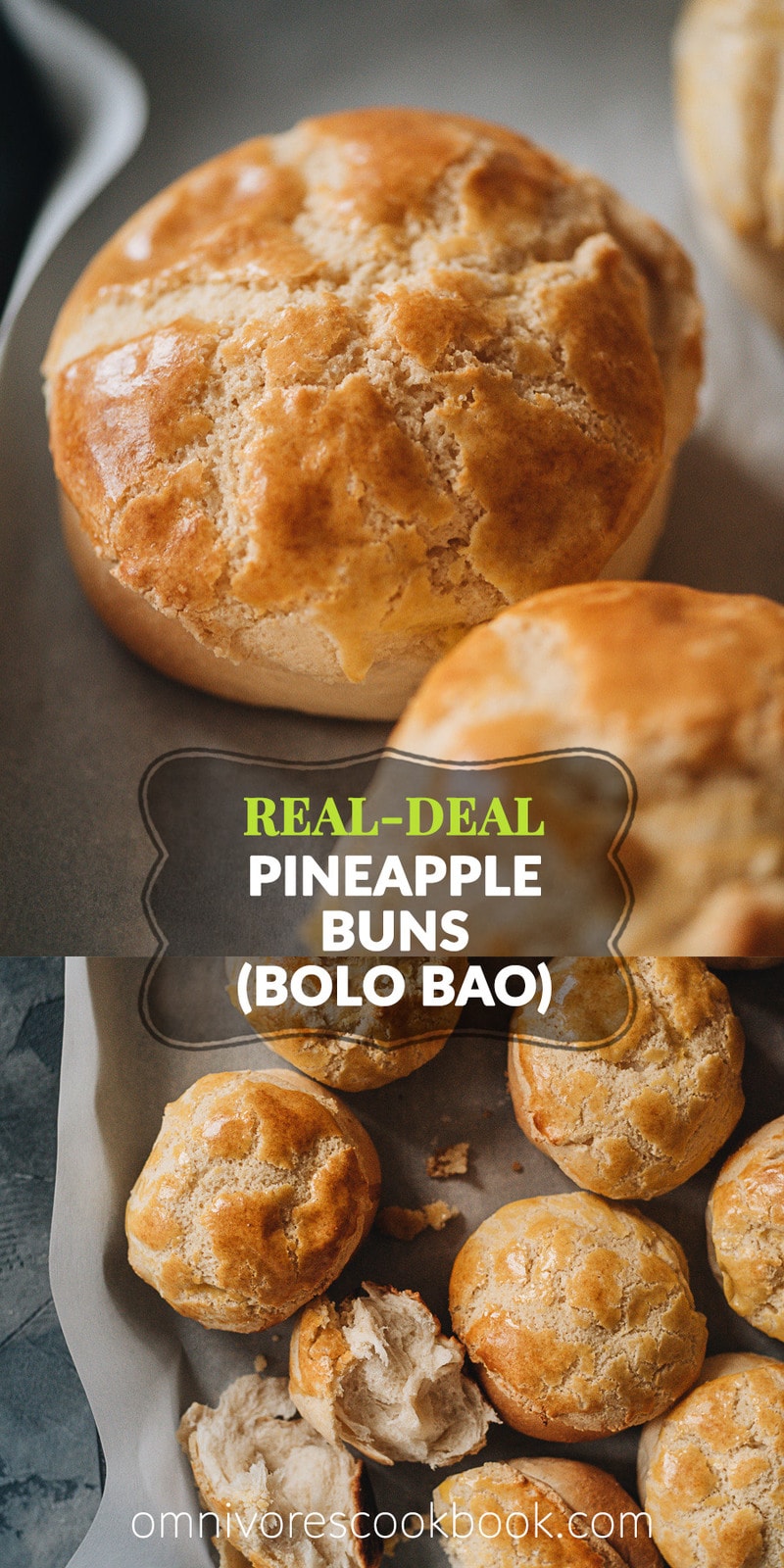 Pineapple Buns (Bolo Bao) - Omnivore's Cookbook