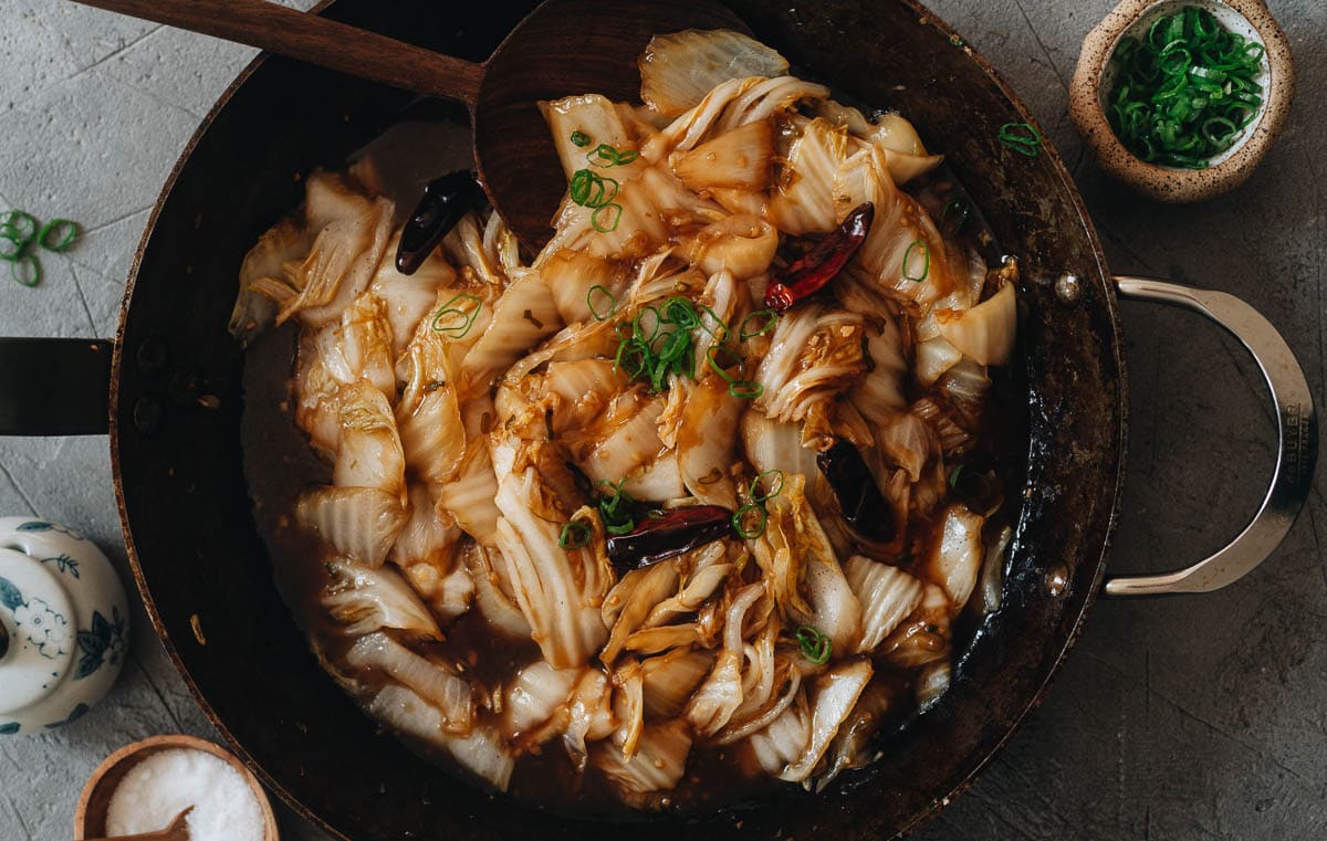 Napa Cabbage Stir Fry with Vinegar Sauce (醋溜白菜) Omnivore's Cookbook