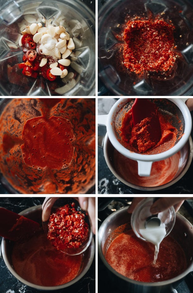 Homemade Chili Garlic Sauce Huy Fong Brand Copycat Omnivores Cookbook