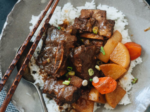 Korean Instant Pot Short Ribs Galbi Jjim