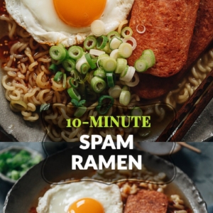 Turn a few simple pantry staples into a satisfyingly delicious Spam ramen meal in minutes. Hearty and filling, you won’t believe that a package of ramen noodles can become a gourmet experience!