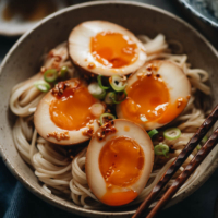 A super easy Chinese soy sauce eggs recipe with soft-boiled and hard boiled eggs that features a well balanced marinade that is savory, fragrant, and slightly sweet. I also included a few ideas to use these soy sauce eggs to make a fast one-bowl meal. {Gluten-Free adaptable}