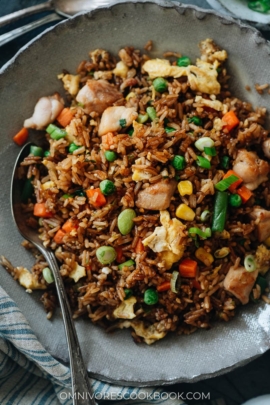 Chicken Fried Rice (鸡肉炒饭) - Omnivore's Cookbook