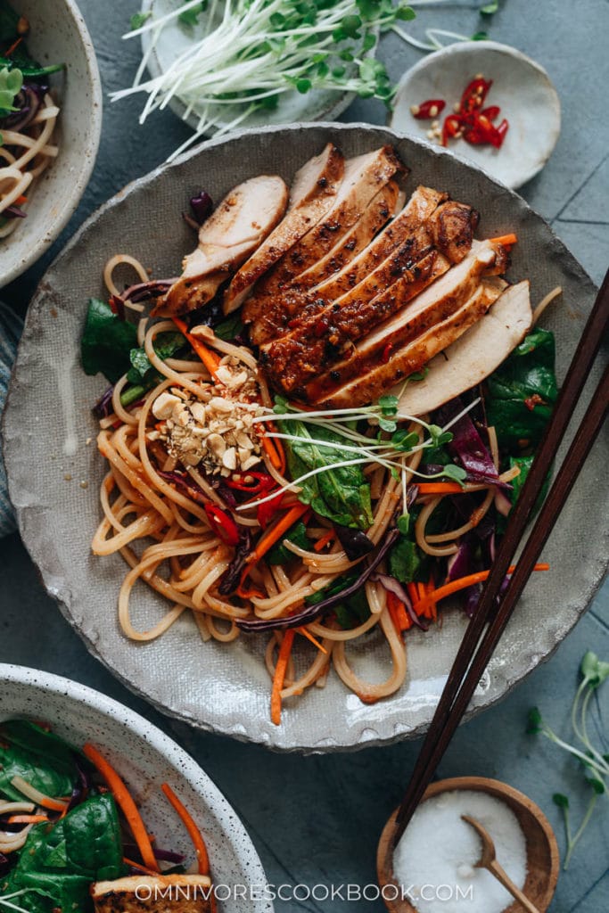 Easy Spicy Rice Noodle Salad Omnivore's Cookbook