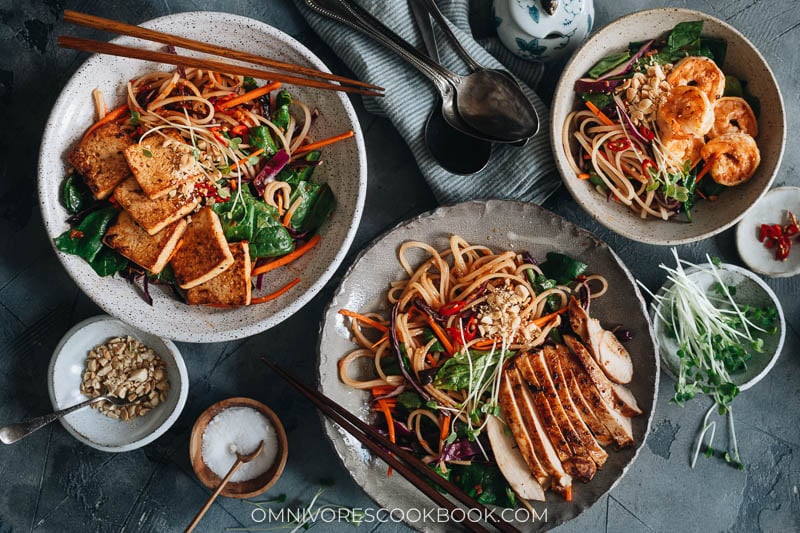 Easy Spicy Rice Noodle Salad Omnivore's Cookbook