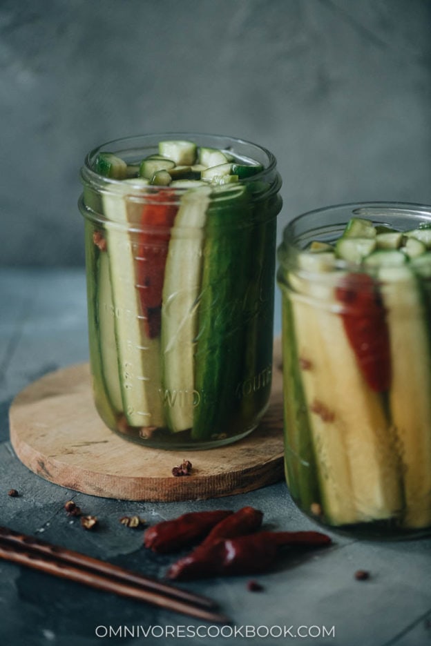 Chinese Pickled Cucumber (A Quick Pickle Recipe) Omnivore's Cookbook