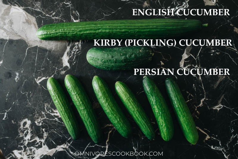 Types of cucumber for pickling