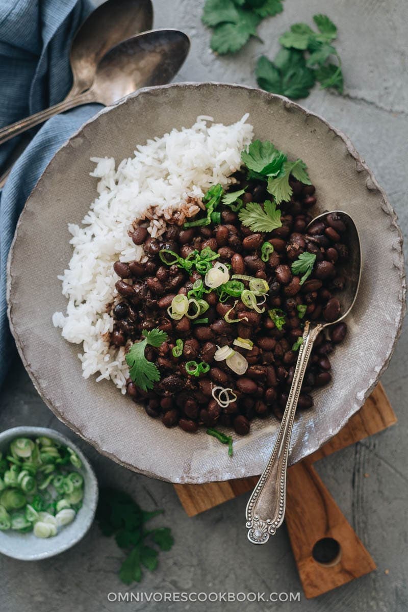 Instant Pot Black Beans | 20 Quick and Easy Asian Side Dishes