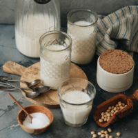 Why buy soy milk when you can learn how to make soy milk yourself? If you’re vegan or dairy-free, you don’t want to miss this super easy recipe!