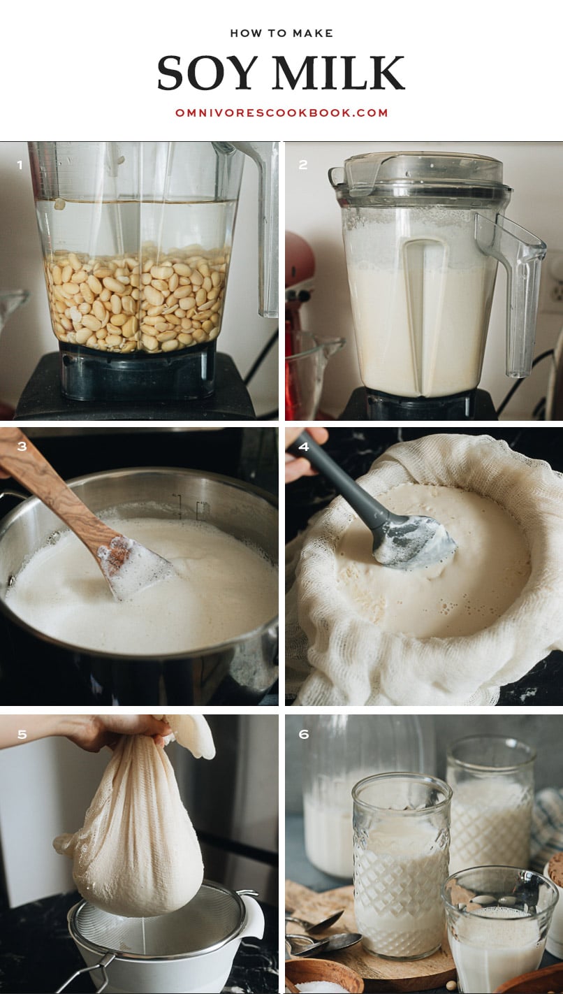 How to make soy milk step-by-step