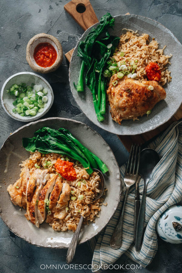 OnePan Chinese Chicken and Rice Omnivore's Cookbook