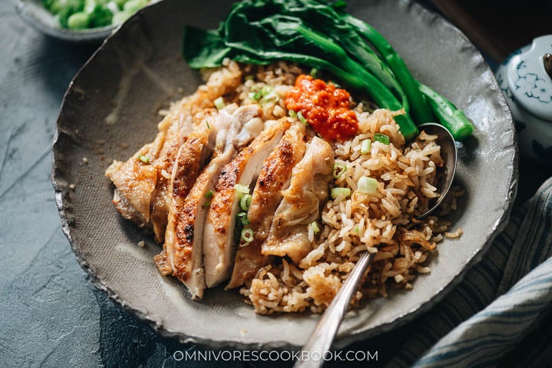 OnePan Chinese Chicken and Rice Omnivore's Cookbook