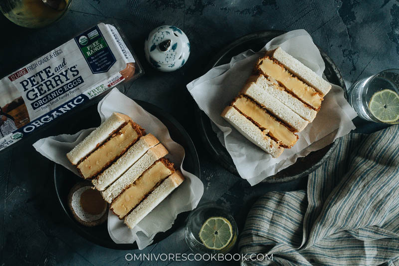 Japanese Egg Sandwich (Tamago Sando) - Omnivore's Cookbook