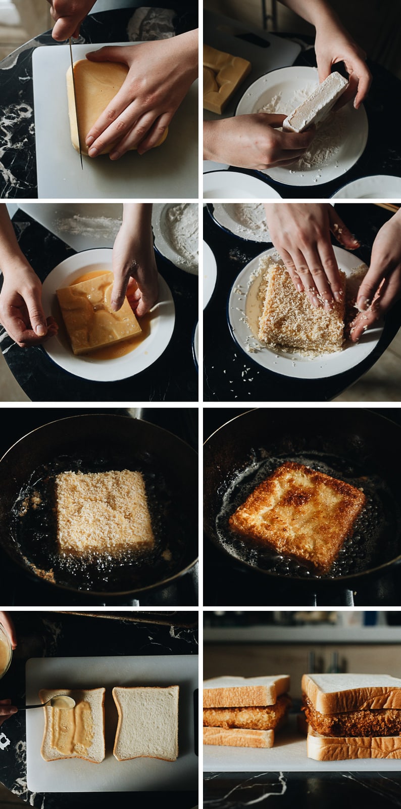 How to make egg katsu sando