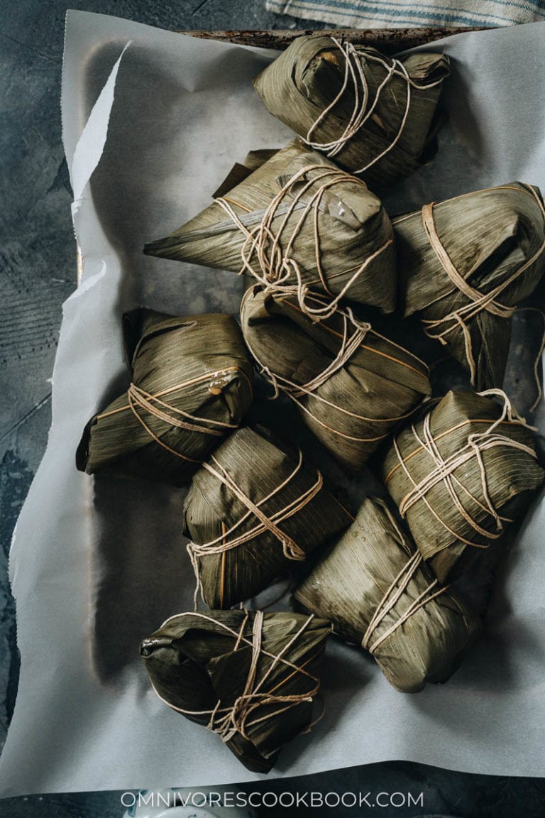 Pork Zongzi (Cantonese Savory Sticky Rice Dumplings) - Omnivore's Cookbook