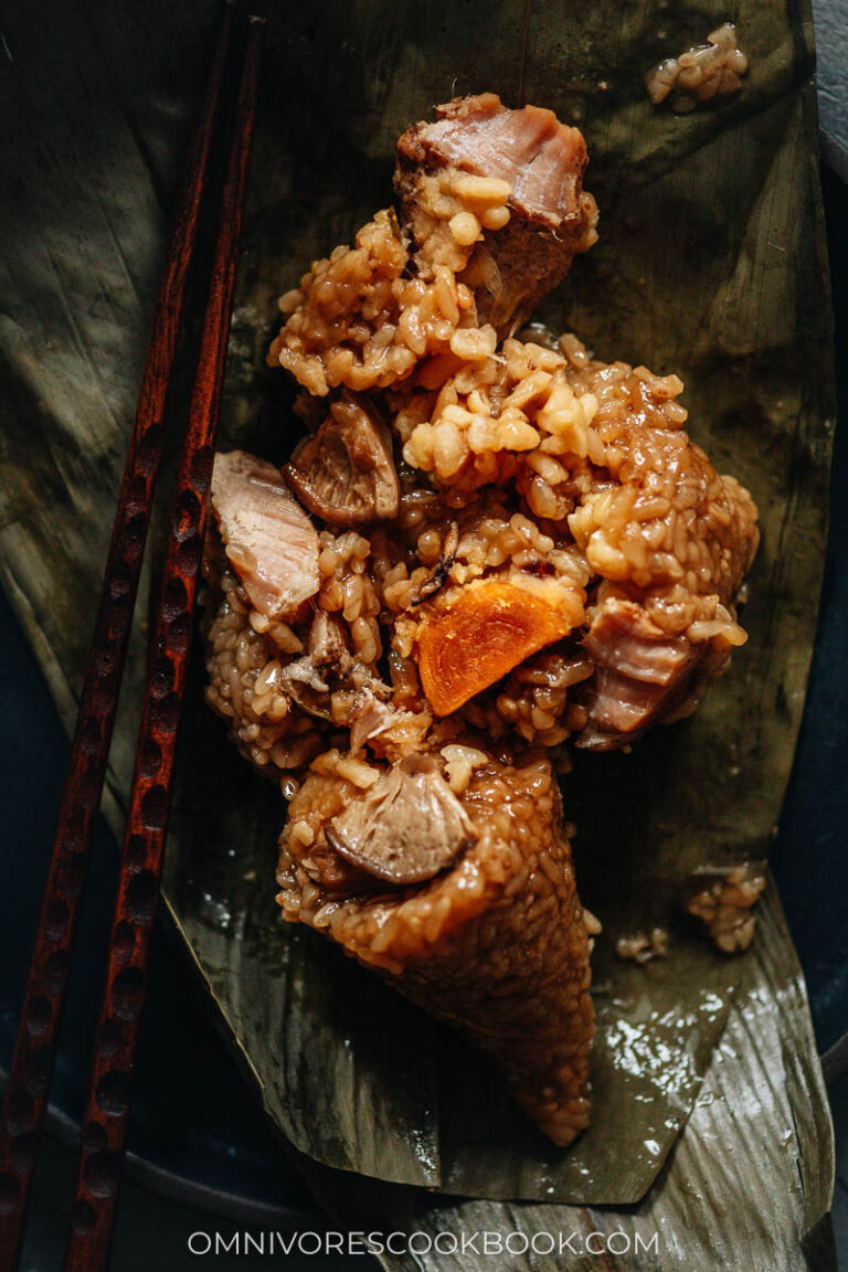Pork Zongzi (Cantonese Savory Sticky Rice Dumplings) Omnivore's Cookbook