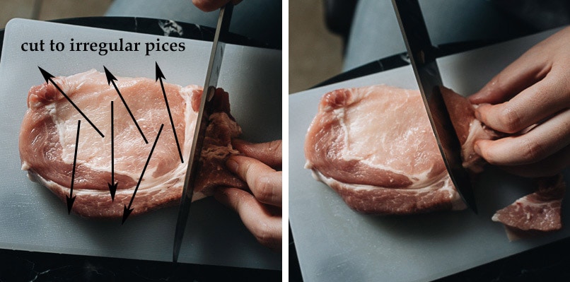 How to cut pork chops for frying