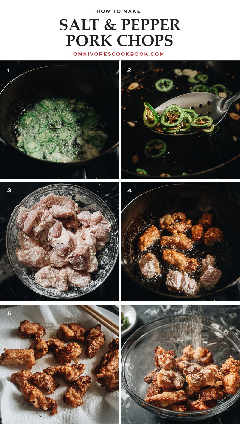How to make salt and pepper pork step-by-step