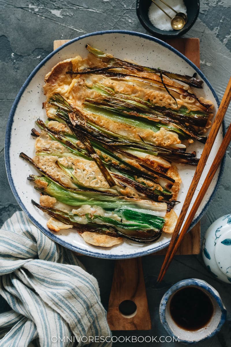 Korean scallion pancakes