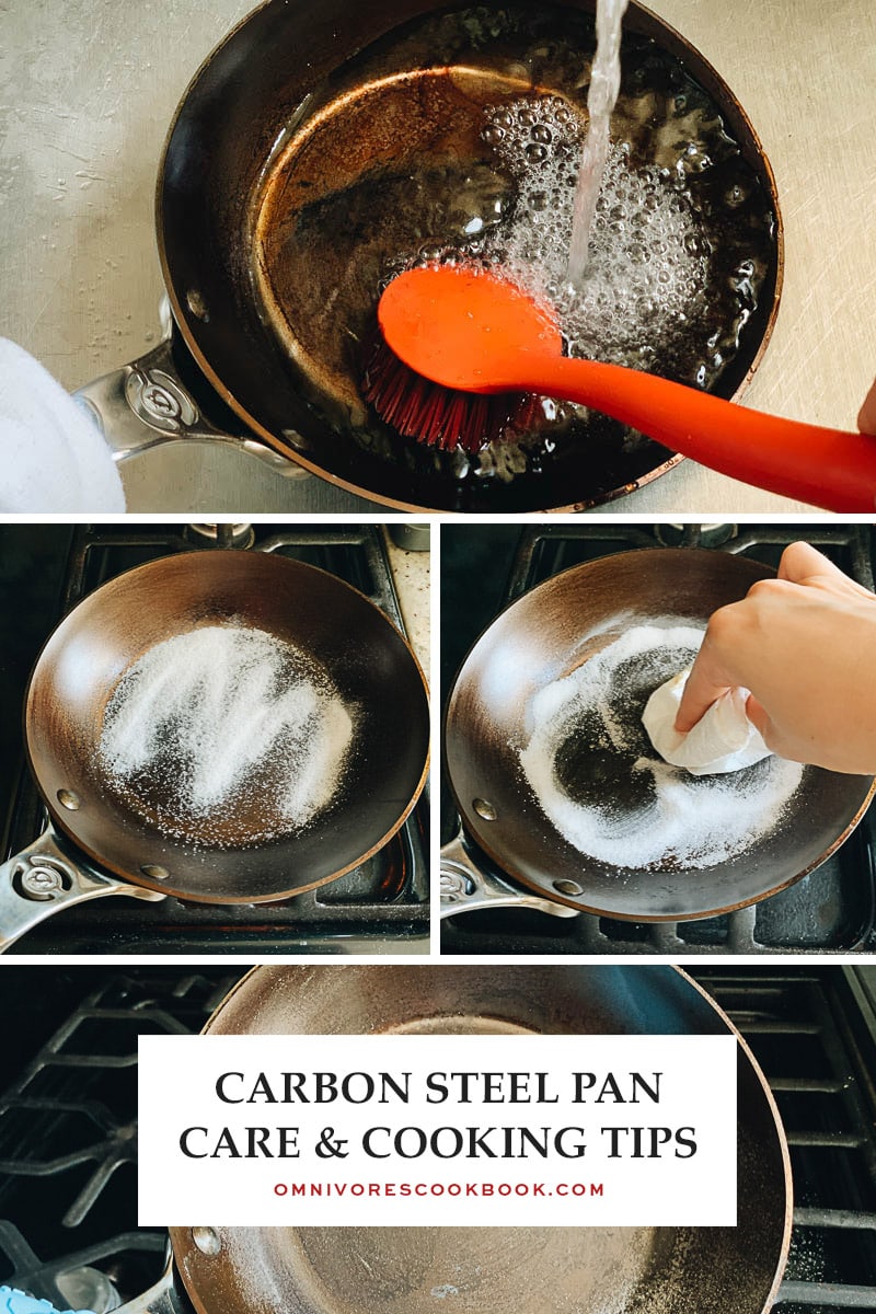 Carbon Steel Pan Care - How to Clean, Store, and Cooking tips - Omnivore's  Cookbook