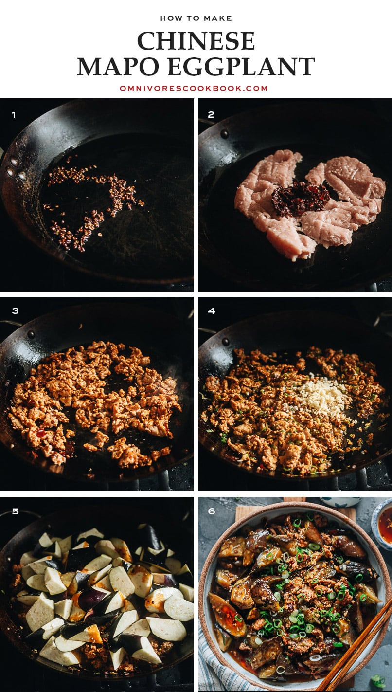 How to make mapo eggplant step-by-step