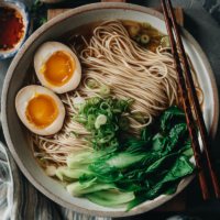 This comforting soy sauce noodles dish comes together in minutes with simple ingredients that satisfy any time of day!