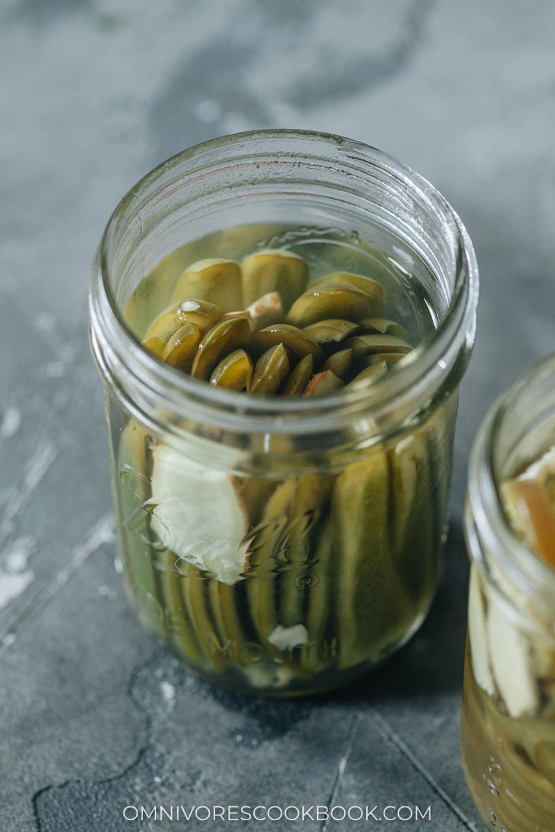 Quick pickled pao jiao