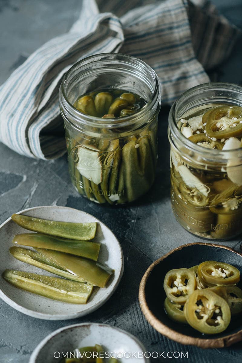 Chinese pickled jalapeno peppers