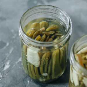 This quick and easy version of Sichuan pickled peppers, also known as pao jiao, gives you a mildly salty and sour flavor to top off your favorite recipes. {Vegan, Gluten-Free adaptable}