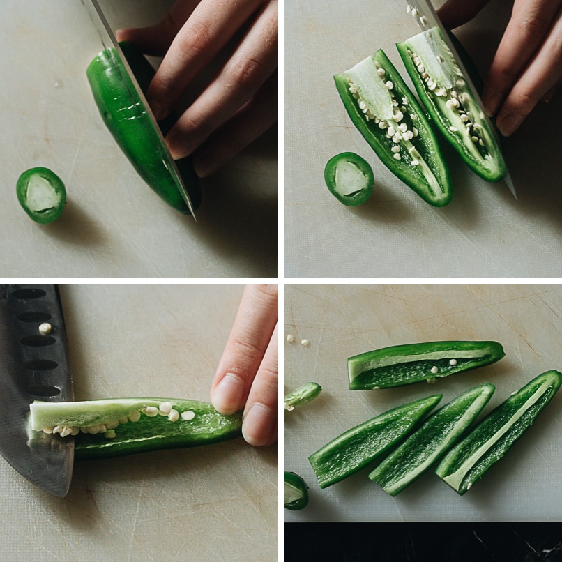 How to cut jalapeno for pickling