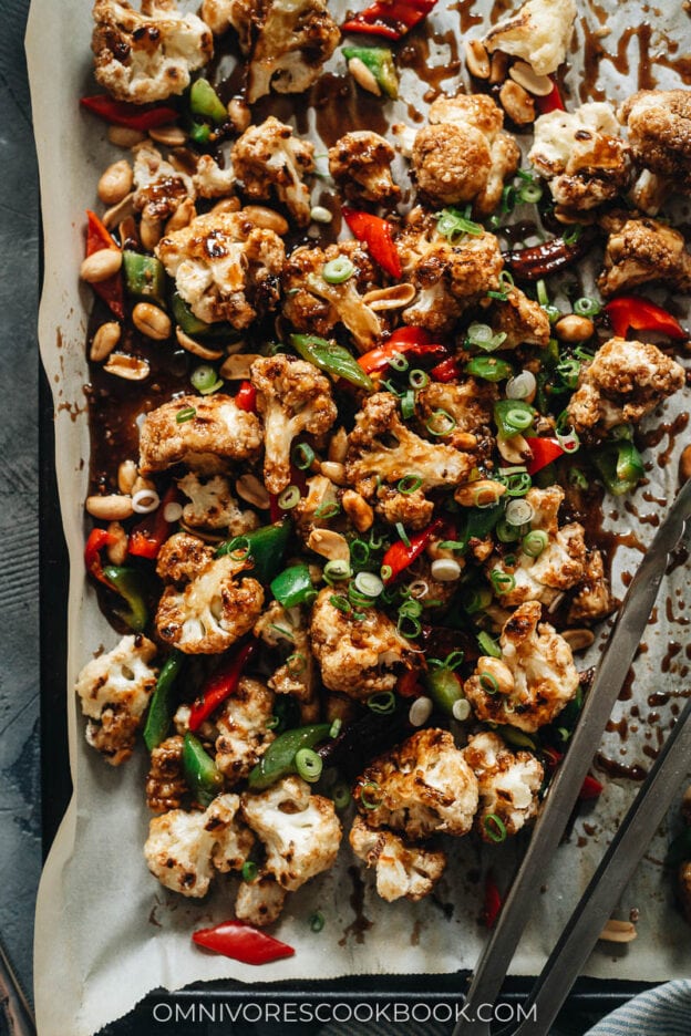 Kung Pao Cauliflower (宫保菜花) Omnivore's Cookbook