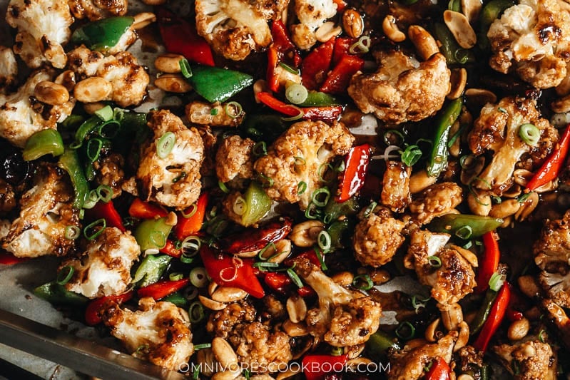 Kung Pao Cauliflower (宫保菜花) Omnivore's Cookbook