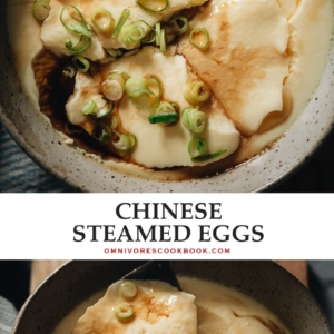These homestyle Chinese steamed eggs give you a new way to enjoy one of the most versatile proteins there is, with their simple flavor and smooth, silky texture that you’ll love. {Gluten-Free}