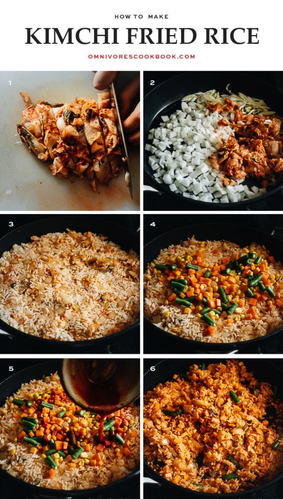 Easy Kimchi Fried Rice (Kimchi Bokkeumbap) - Omnivore's Cookbook