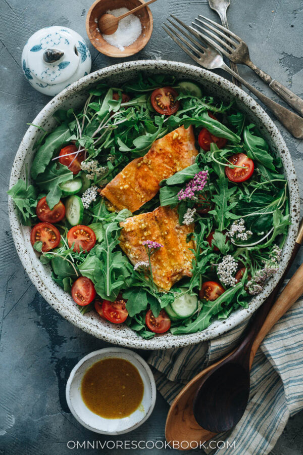 Curry Salmon Salad Omnivore's Cookbook