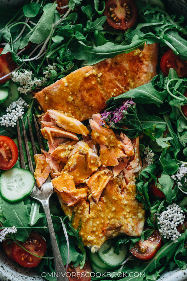 Curry Salmon Salad Omnivore's Cookbook