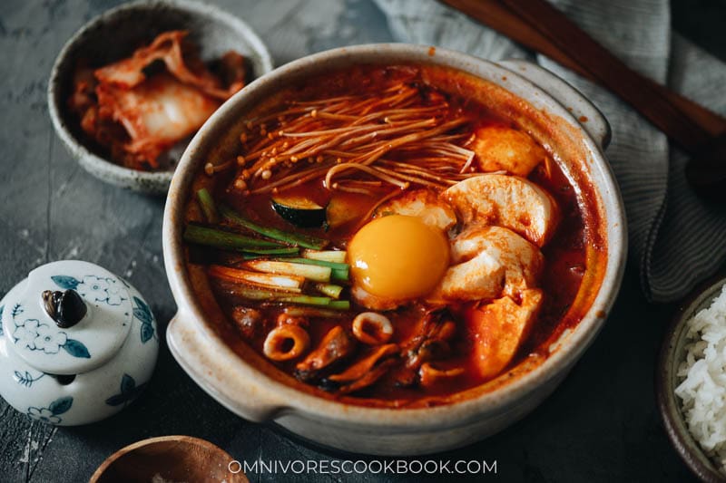 Sundubu Jjigae (Korean Soft Tofu Stew) Omnivore's Cookbook