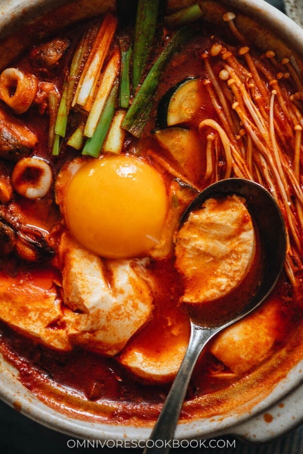 Sundubu Jjigae (Korean Soft Tofu Stew) Omnivore's Cookbook
