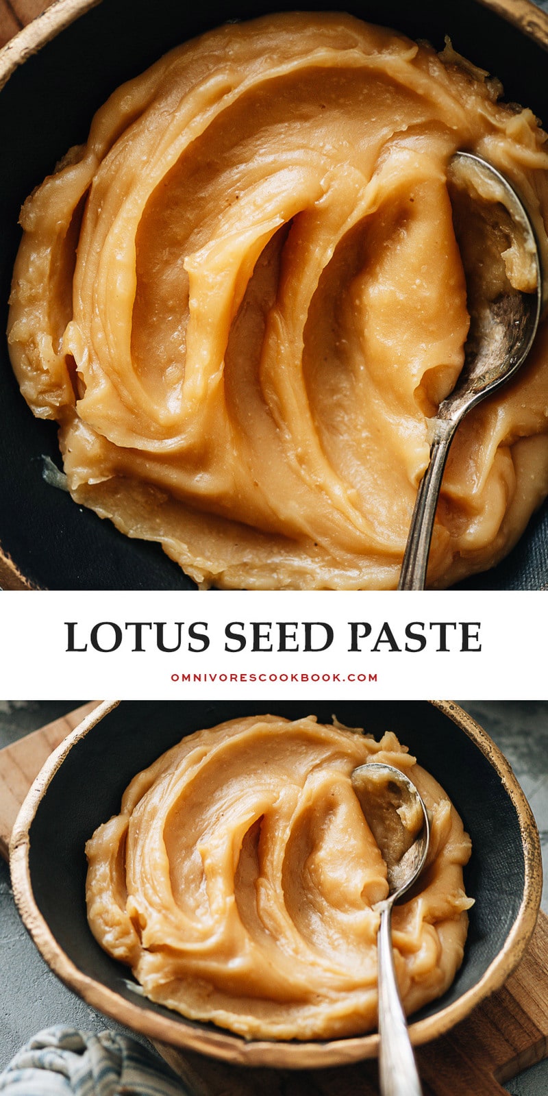 lotus seed paste vs white lotus seed paste